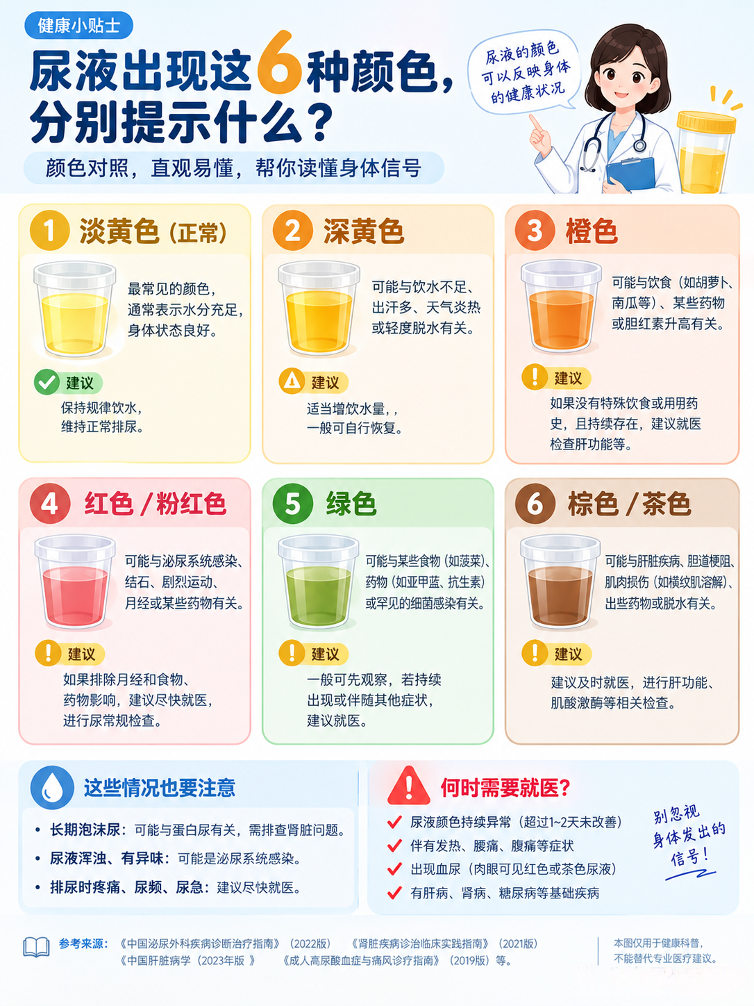 安健小科普——尿液颜色异常，未必是病